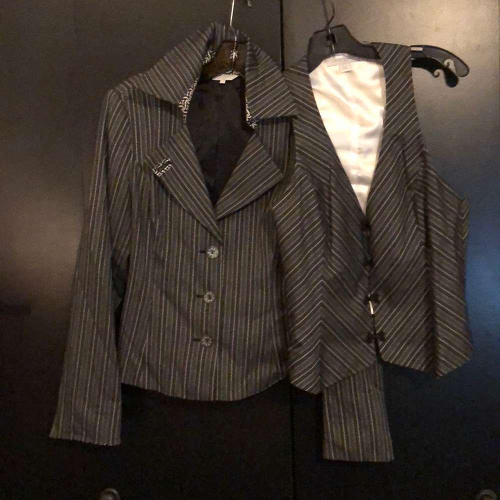Audrey Talbott blazer and vest